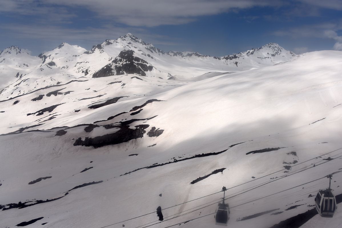 03I Mounts Azau And Ullu-kam From Cable Car To Mir Station 3550m To Start The Mount Elbrus Climb